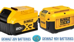 Dewalt 20v vs 40v