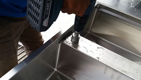 Steps on How to Drill a Hole in Metal Sink