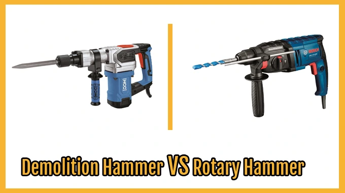 Demolition Hammer VS Rotary Hammer