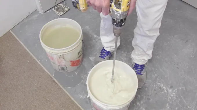 Drill Bit Size Matters When Mixing Drywall Mud
