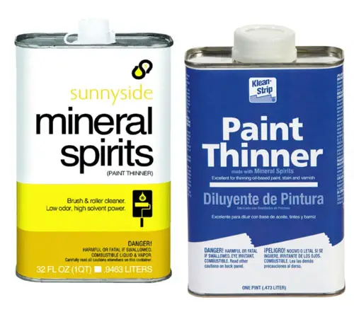 Can I Use Paint Thinner Instead Of Mineral Spirits