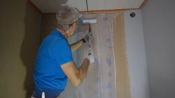 Waterproofing drywall primer coat