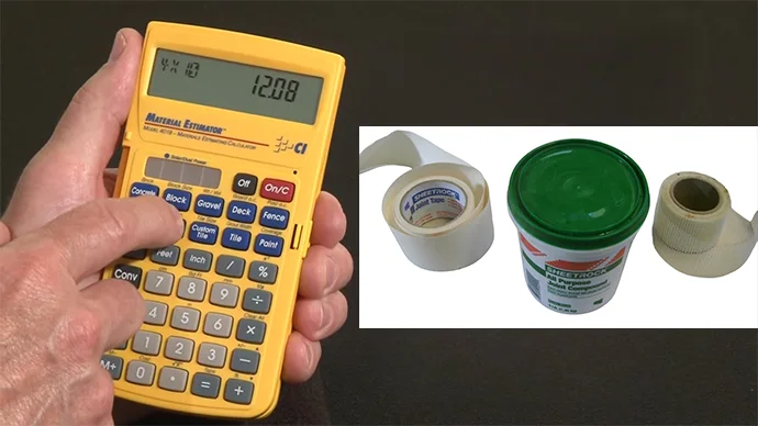 How to Calculate Drywall Mud and Tape