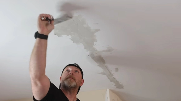 How to Fix Ceiling Drywall Crack