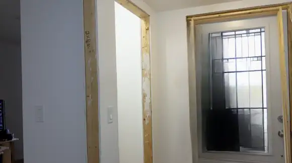 Create an Expansion Gap Between Drywall and Door Casing