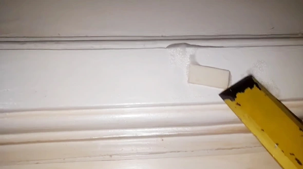 How to remove double sided tape from wall