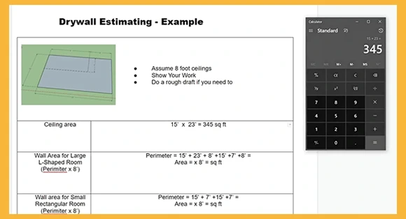 The Benefits of Accurately Calculating Drywall Mud and Tape