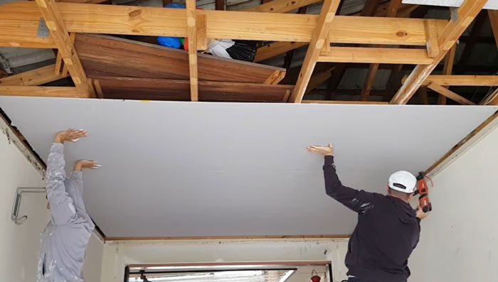 1/2 inch drywall ceiling