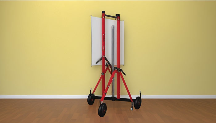 Drywall lift with removable legs