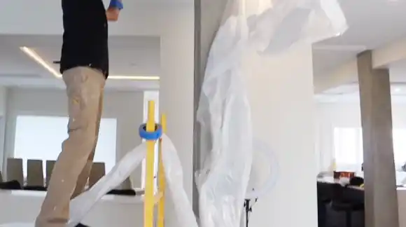 Drywall sanding dust reduction