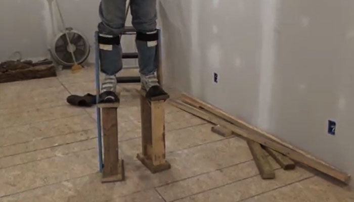How To Build Drywall Stilts Frame