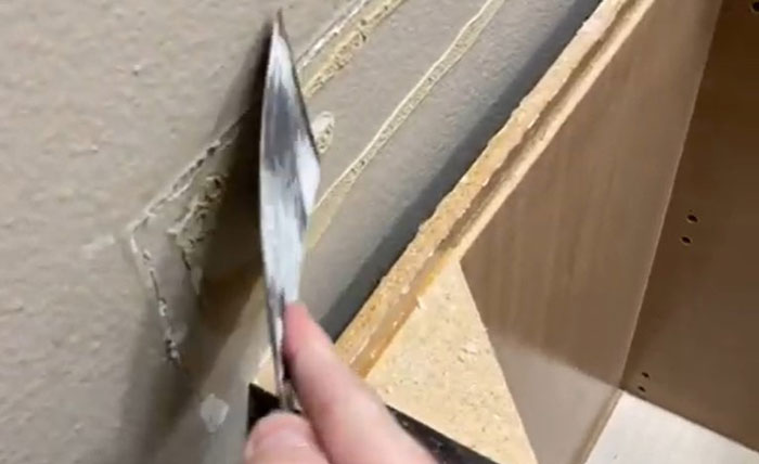 Remove Painted Drywall Silicone Caulk