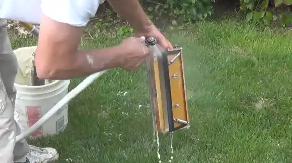 Rinse Drywall Tools Thoroughly Under Running Water