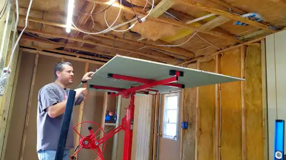 adjustable height of drywall lift