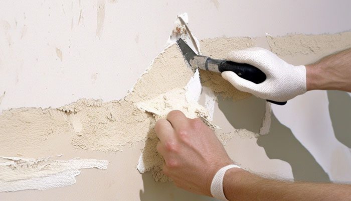 Mudding Over Torn Drywall Paper