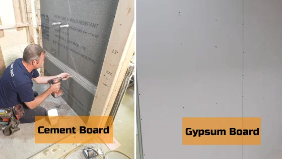 Cement Board vs Gypsum Board Key Differences