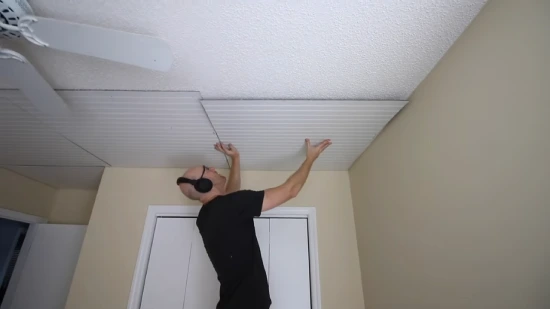 Is it better to remove the popcorn ceiling or cover it with sheetrock