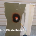 can you burn plasterboard