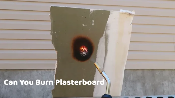 can you burn plasterboard