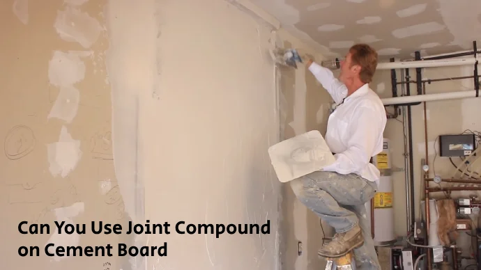 can you use joint compound on cement board