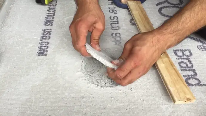 how to cut a hole in cement board