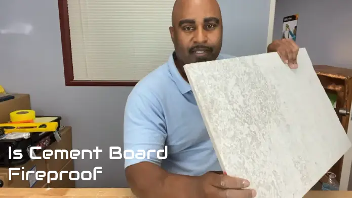 is cement board fireproof