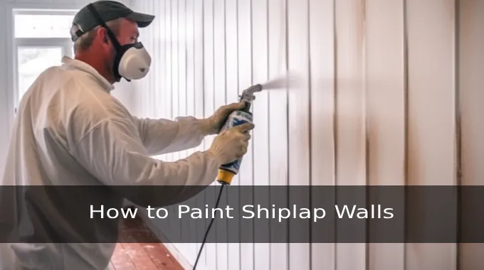 How to Paint Shiplap Walls: 7 Steps [DIY]