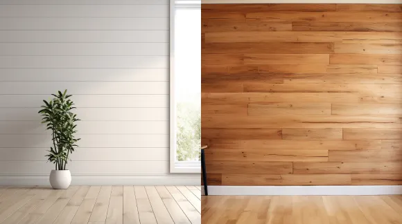 Shiplap vs Plain Wood Plank